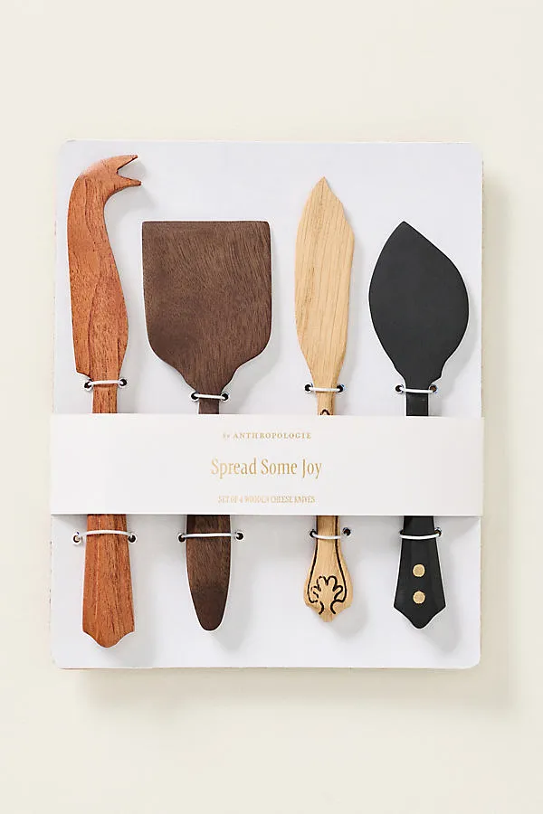 Romie Acacia Wood Spreaders Set of 4 product