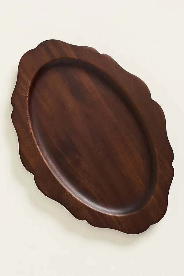 Romie Large Cheese Board - Brown, Acacia Wood product