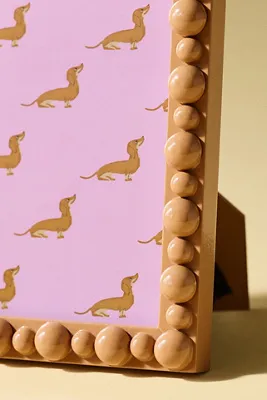 Rory Beaded Wood Picture Frame - Beige product