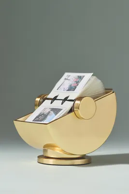 Rotating Photo Album - Gold, Iron by Anthropologie, alternate view