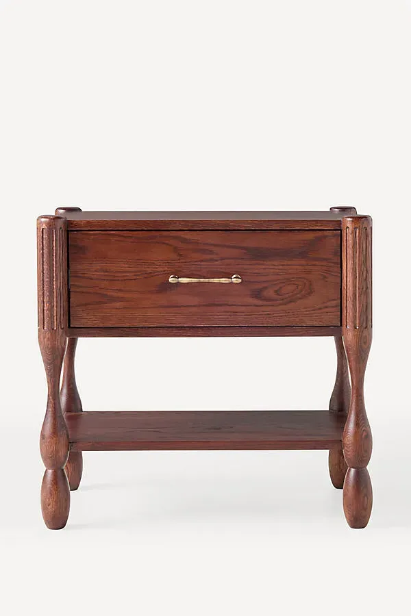 Rowan Nightstand with Undermount Shelf - Brown product