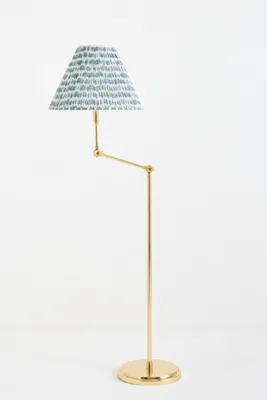 Ruched Empire Printed Lamp Shade 16" - Cotton alternate view