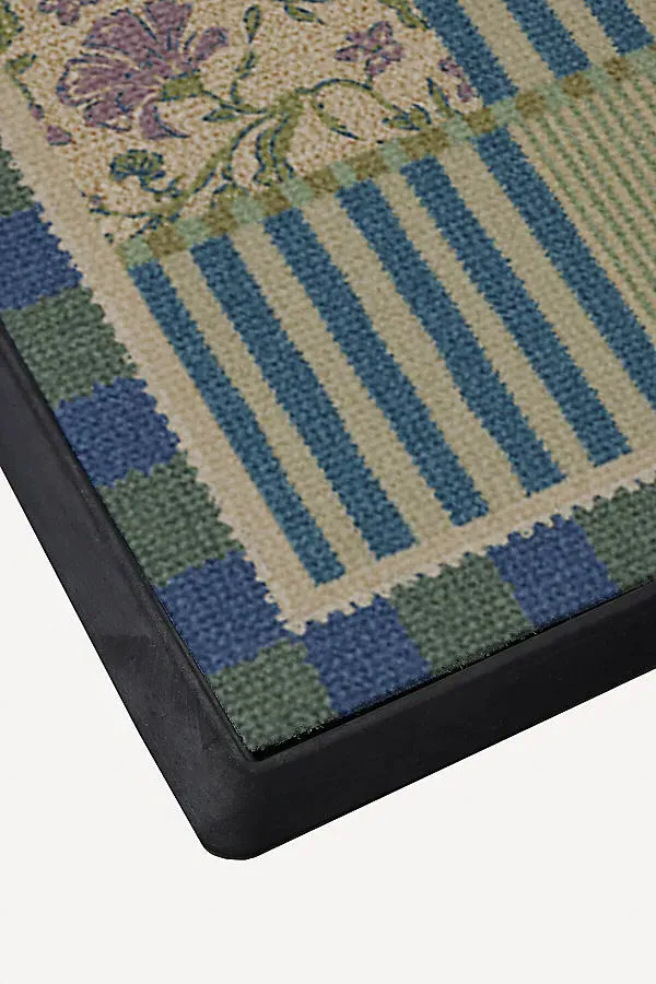 Ruggable Washable Wendel Patchwork Doormat - Blue, Polyester by Anthropologie, alternate view