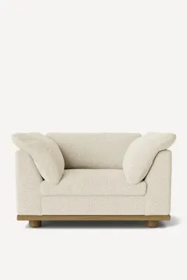 Saguaro Chair and a Half - Ivory, Boucle product