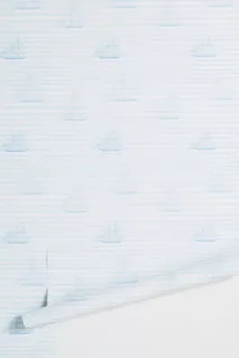 Sailboat Peel-and-Stick Wallpaper - Blue product