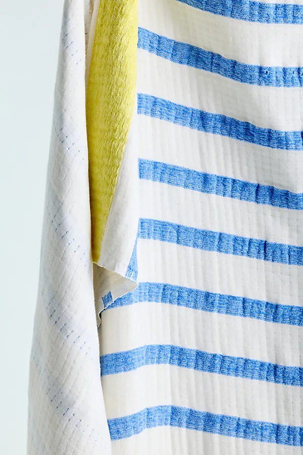 Sailor Printed Stripe Throw Blanket - Blue, Cotton/Rayon product