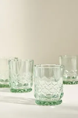 Savannah Juice Glasses Set of 4 - Mint, Cut Glass alternate view