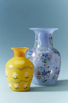 Scandi Glass Vase - Yellow, Soda Glass product