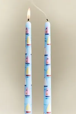 Scandi Tapers Set of 2 - Blue alternate view