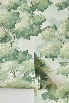 Scenic Tree Botanical Wallpaper - Green product