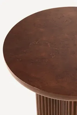 Scout Burl Wood Small Side Table - Brown product