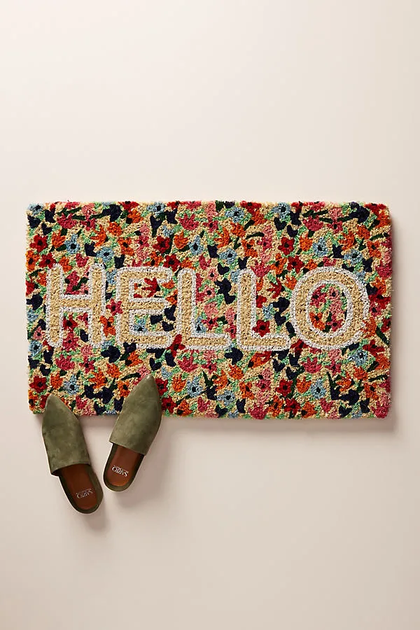Seasonal Greetings Doormat - Red product