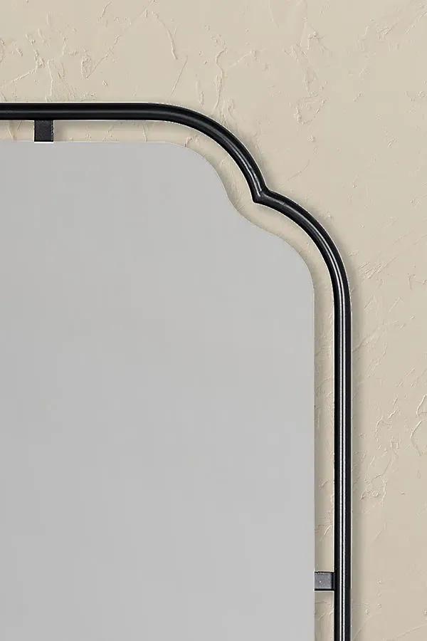 Sebastian Wall Mirror - Black, Metal product