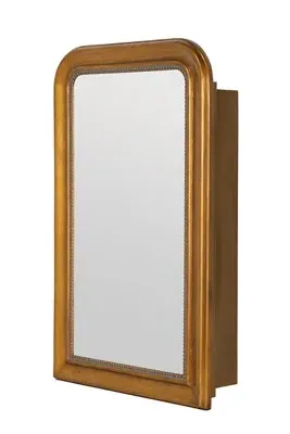 Sepik Arched Medicine Cabinet - Gold, Polyurethane product