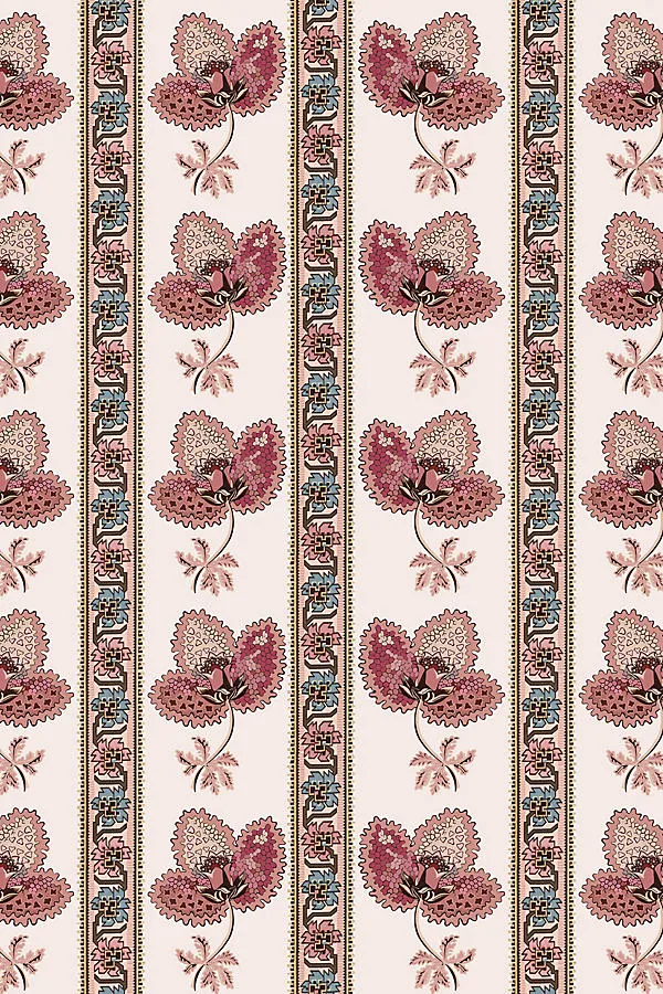 Serafina Stripe Wallpaper - White product