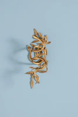 Serpentine Curtain Tieback - Gold, Brass product