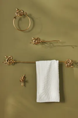 Serpentine Wall Hook - Brass product