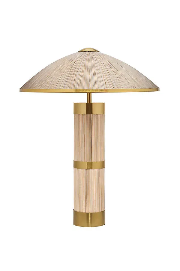 Seychelles Rattan Table Lamp - Bleached product