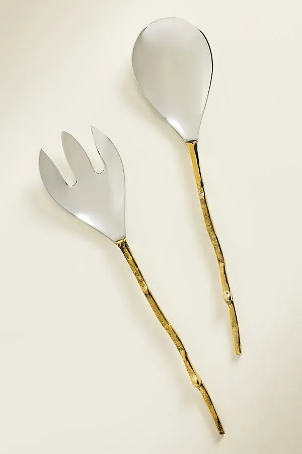 Shelton Metal Olive Branch Serving Spoon Set product