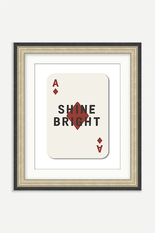 Shine Bright Wall Art - Ivory, Matte Paper product