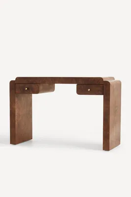 Shura Burl Console Table - Brown alternate view