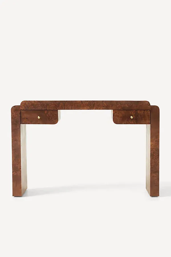Shura Burl Console Table - Brown product