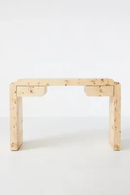 Shura Burl Console Table - White product