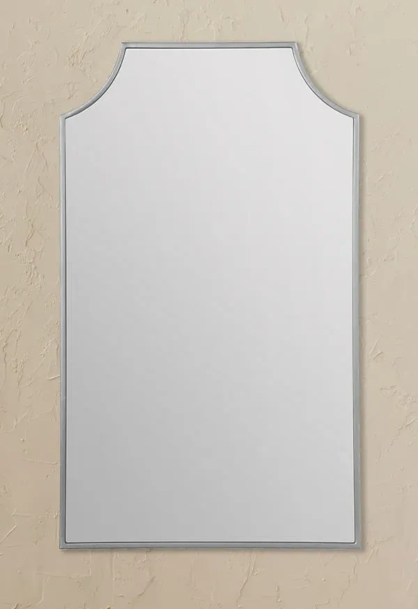 Simone Mirrored Bathroom Wall Cabinet - Silver, Metal product