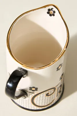 Simone Tile De La Creme Creamer - Black, Stoneware product