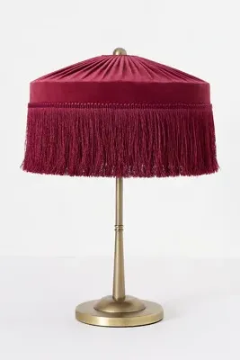 Sinclair Fringe Velvet Table Lamp product
