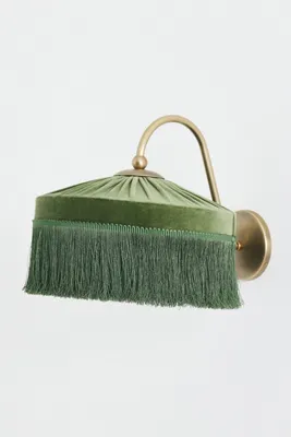 Sinclair Tassel-Fringed Velvet Wall Light product