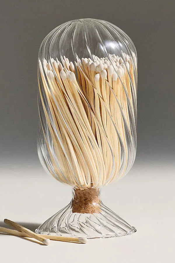 Skeem Helix Match Cloche - Clear, Glass by Anthropologie