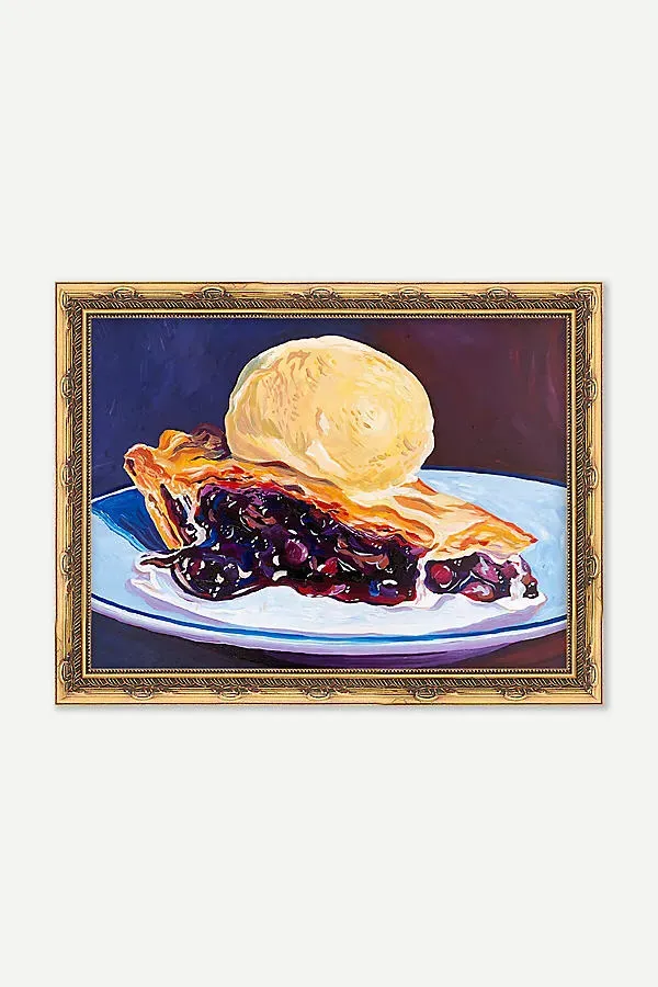 Slice of Heaven Canvas Wall Art - Blue product