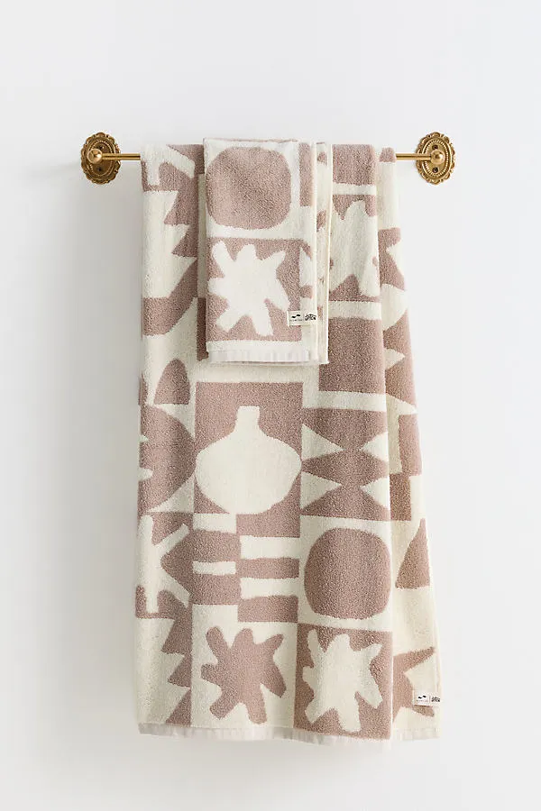 Slowtide x Upton Bath Towel Collection - Beige, Cotton product