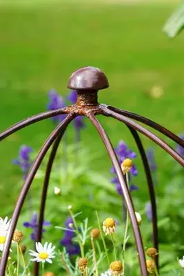 Small Outdoor Plant Support - Zinc, Bronze by Anthropologie, alternate view