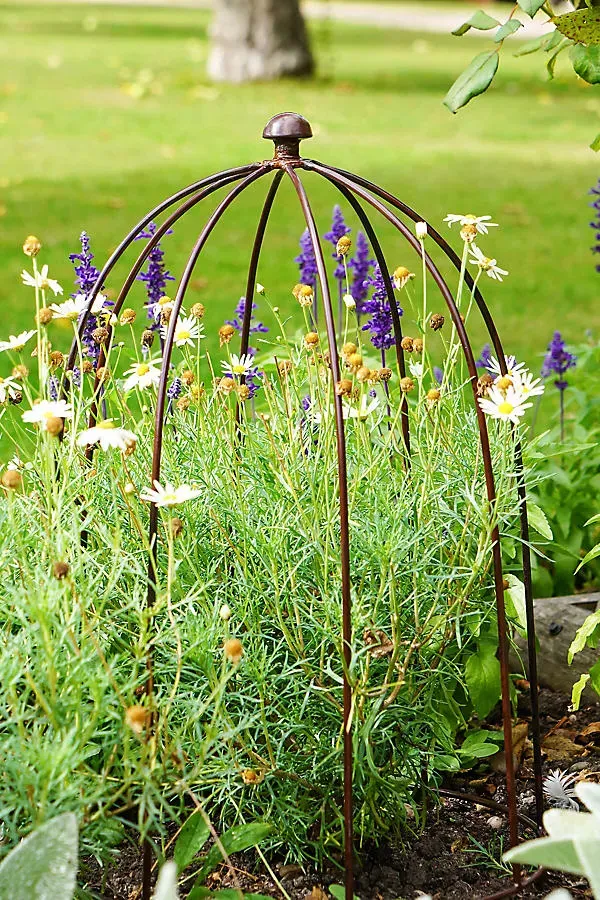 Small Outdoor Plant Support - Zinc, Bronze by Anthropologie