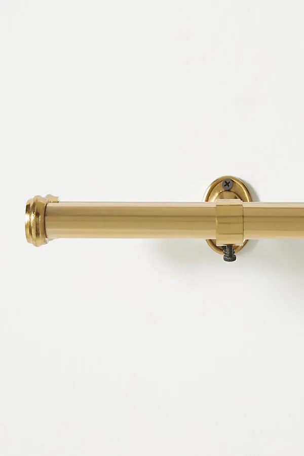 Smithery Adjustable Double Curtain Rod - Gold, Iron by Anthropologie, image 2