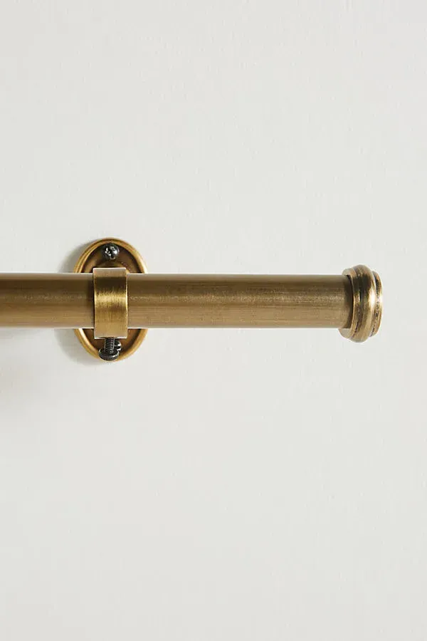 Smithery Curtain Rod - Gold by Anthropologie