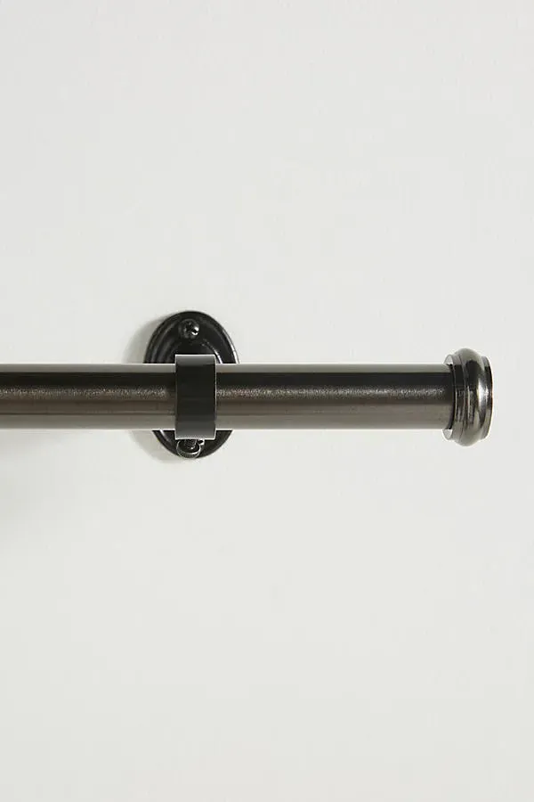 Smithery Large Curtain Rod - Black by Anthropologie