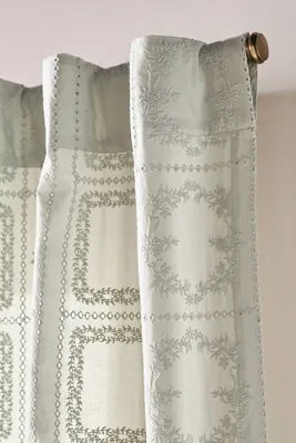 Smithery Small Curtain Rod - Gold by Anthropologie, alternate view