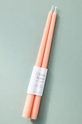 Smooth Taper Candle - Orange, Cotton product