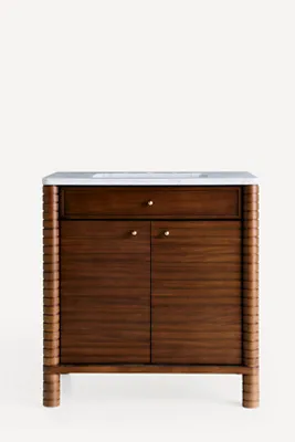 Solana Single Vanity - Brown, Wood product