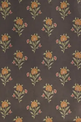 Somerton Floral Wallpaper - Brown by Anthropologie, alternate view