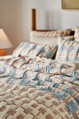 Sonya Matelassé Coverlet - Blue, Polyester/Cotton product