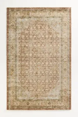 Sonya Persian-Style Printed Rug 2x3 - Brown, Polyester product