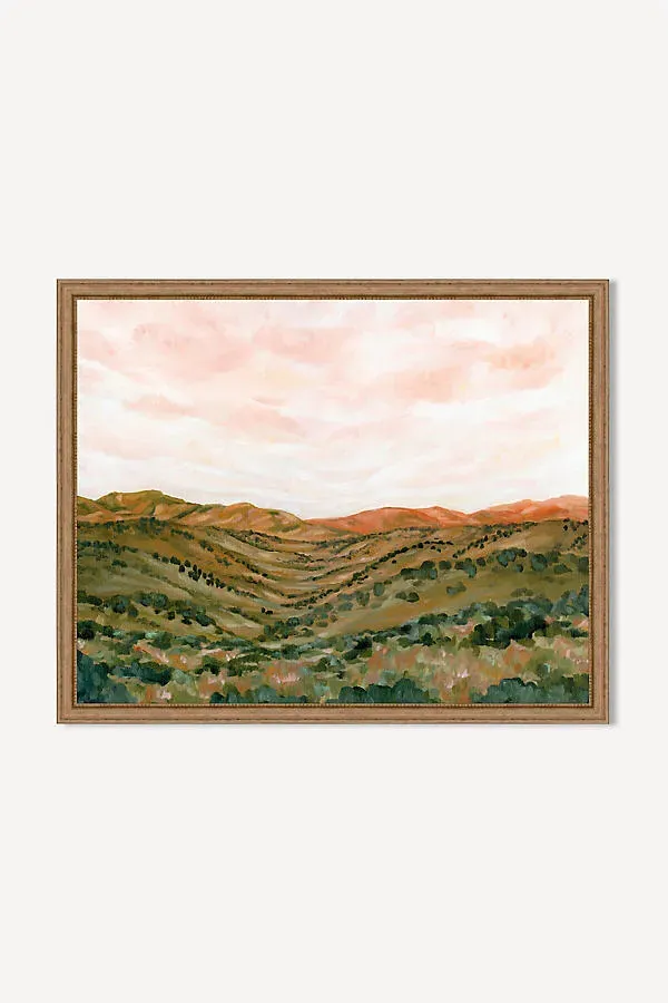 Southern Sun Canvas Wall Art - Green, Brown product