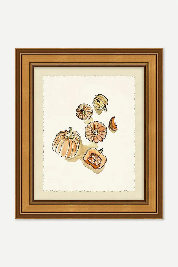 Spice Splash Wall Art - Orange, Watercolor Paper product