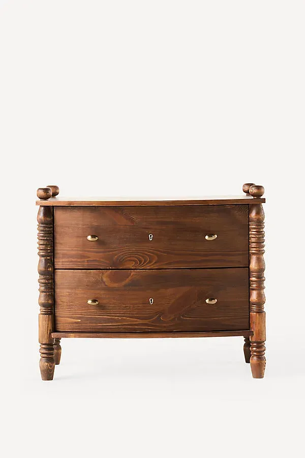 Spindle Nightstand - Brown by Anthropologie