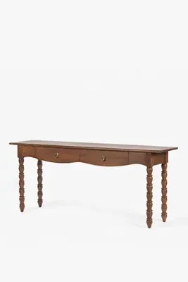 Spindle Wood Console Table - Brown product