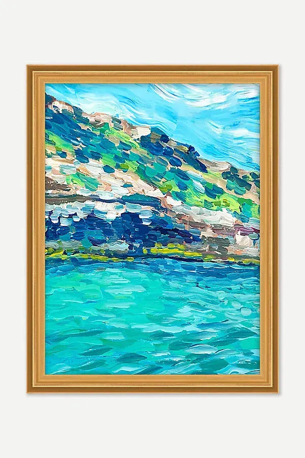 Splash of Spain Wall Art - Blue, Matte Paper product